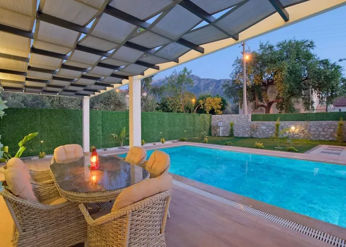 Ovacik 3 Bedroom With Private Pool Hot Tub Вилла