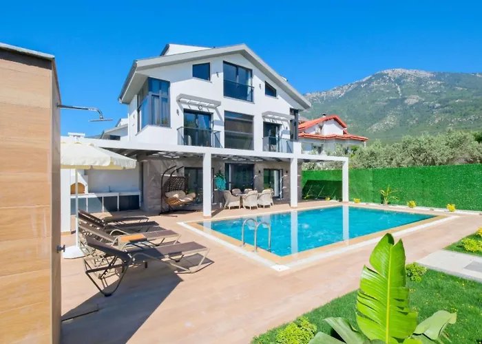 Ovacik 3 Bedroom With Private Pool Hot Tub Villa